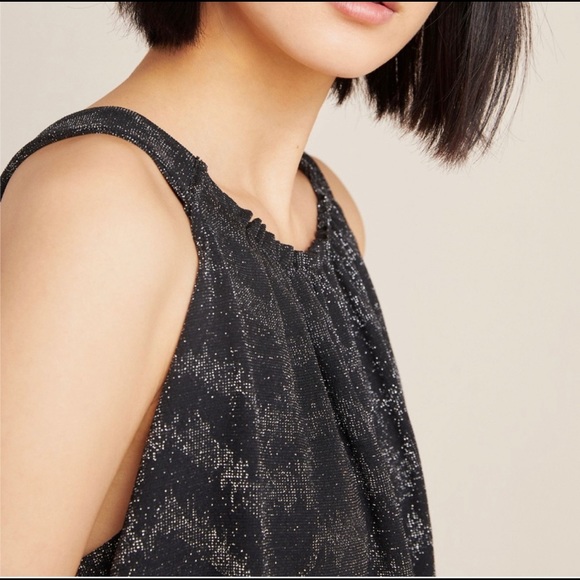 Anthropologie Carly Shimmer Blouse - Picture 3 of 4